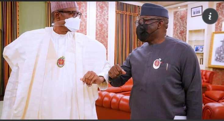 2023: Fayemi Meets Buhari Over APC Presidential Ticket