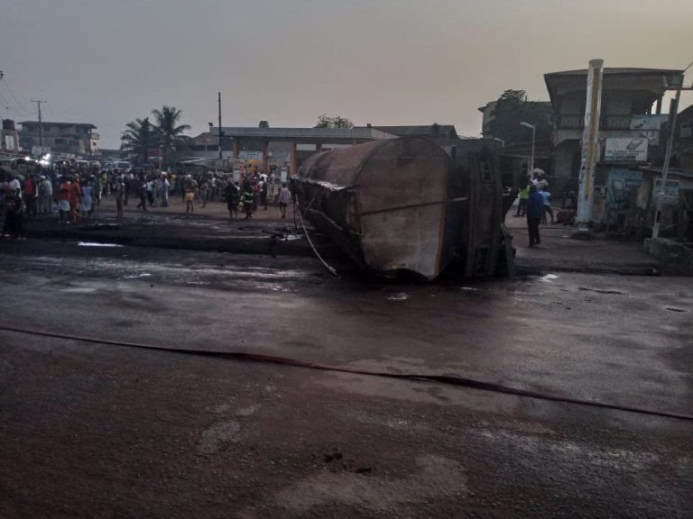 Two Feared Dead As Fuel Tanker Explodes In Lagos