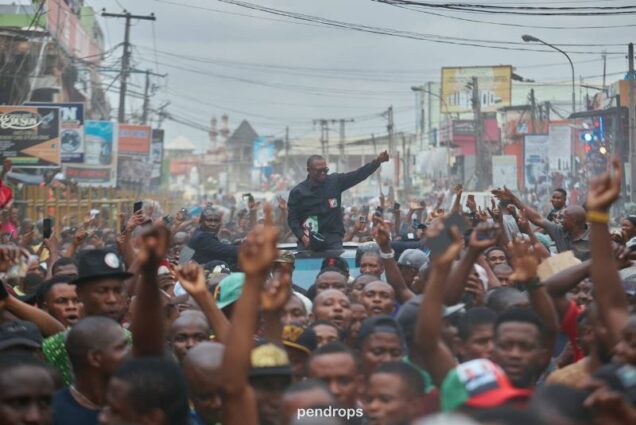 Obi Shuts Down Lagos, Preaches Violence-free Elections