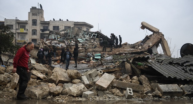 <strong>Earthquake Kills More Than 4,800 In Turkey, Syria</strong>