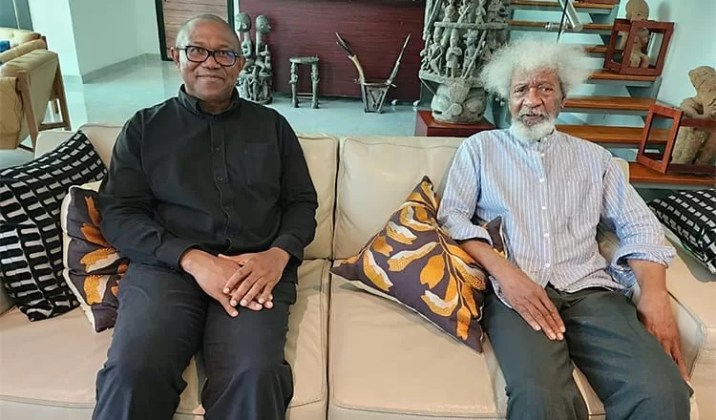 Obi Visits Soyinka, Says I Had Useful Discussion With The Icon On Better Nigeria