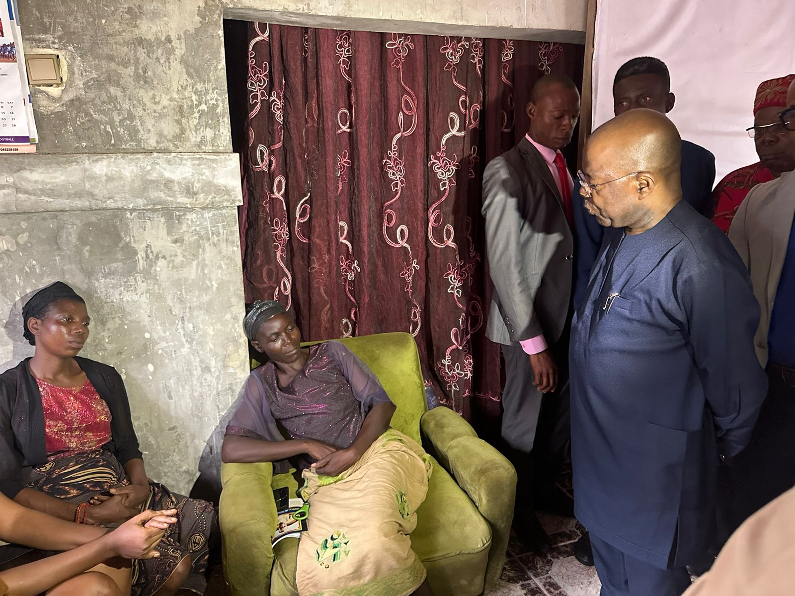 Otti Visits Family Of Beheaded LP Chieftain, Tasks Security Agencies On Arrest Of Culprits