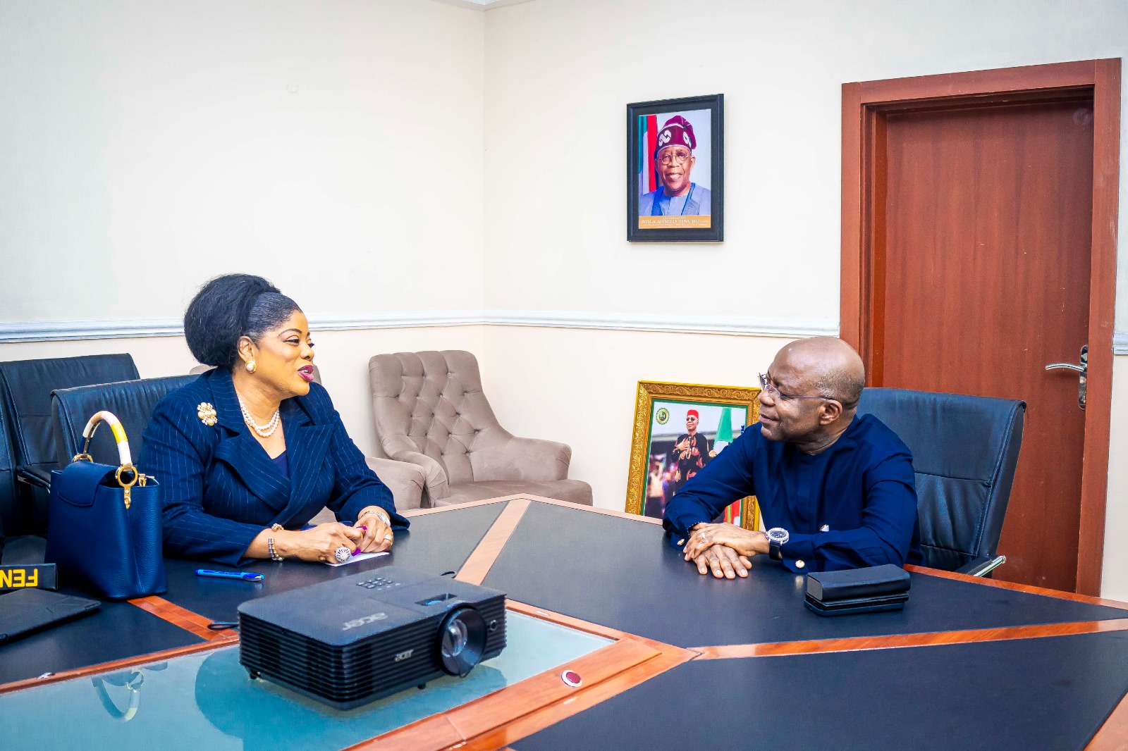 Otti Receives Fidelity Bank’s GMD, Onyeali-Ikpe, As Bank Seeks Partnership With Abia