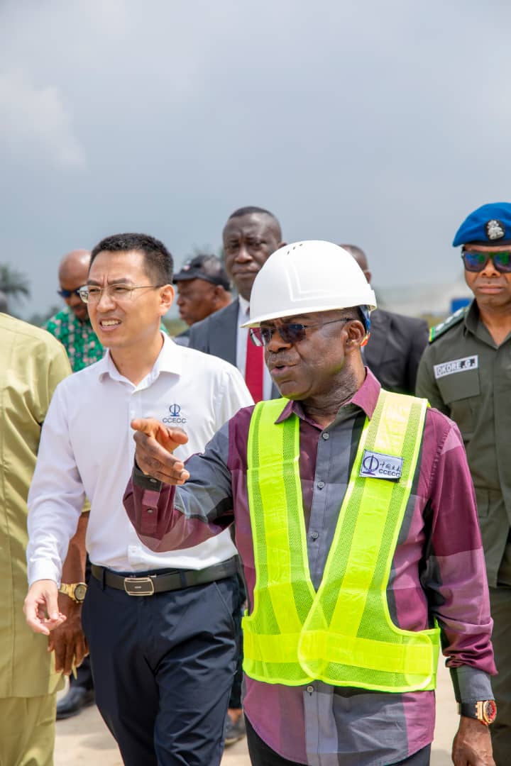 Abia: Otti Inspects Reconstruction Sites On Aba-Port Harcourt Expressway