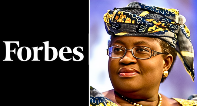 Ngozi Okonjo-Iweala, WTO DG, Makes List Of Forbes 100 Most Powerful Women