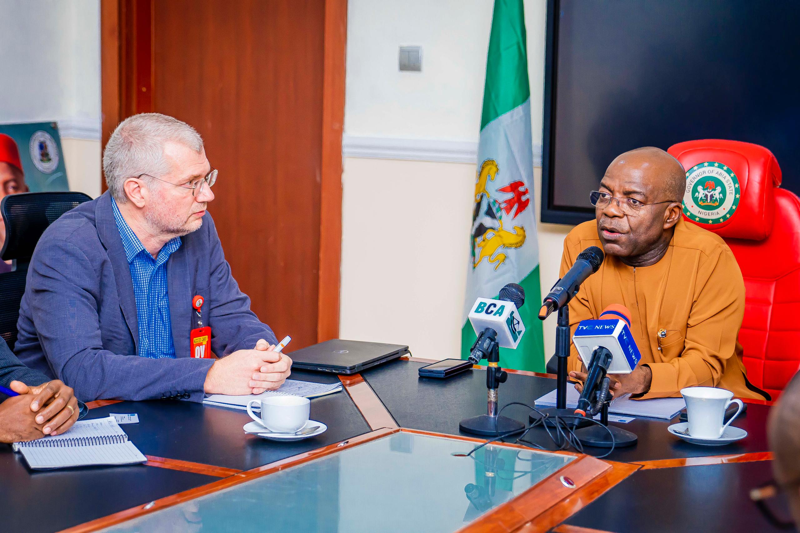 Quicken Work On Design Of Aba Master Plan, Abia Governor Otti Tells UN Habitat