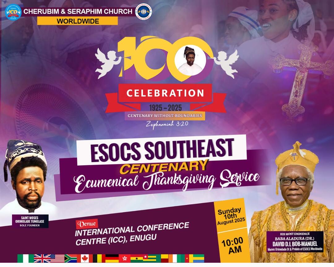 Cherubim And Seraphim Church Marks Centenary Anniversary