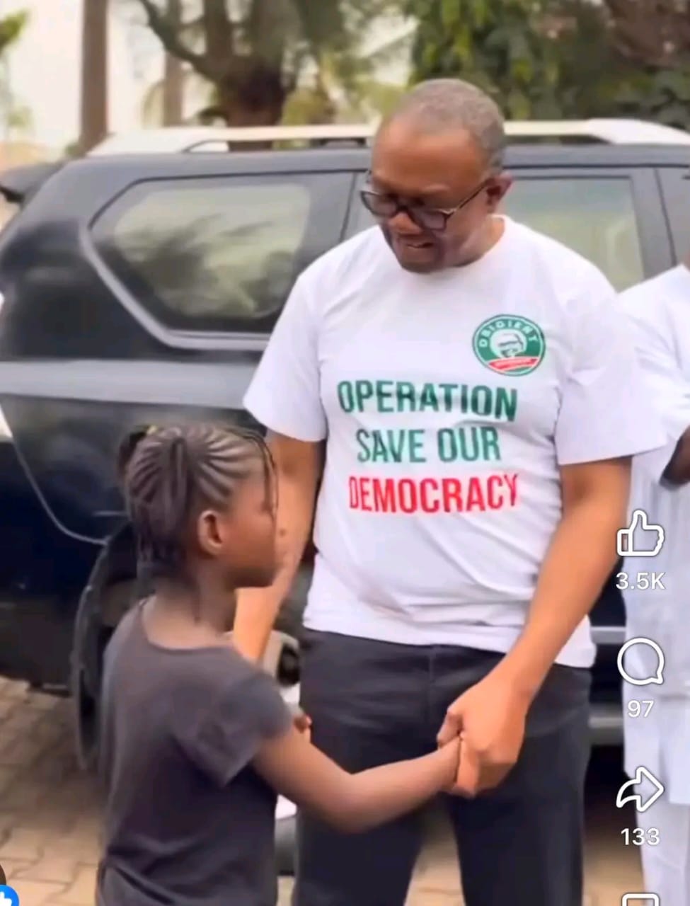 Thank You For Fighting For Us, Girl Child, 7, Tells Obi At Abuja Protest Ground